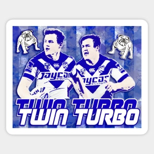 Canterbury Bulldogs - Josh & Brett Morris - TWIN TURBO Sticker